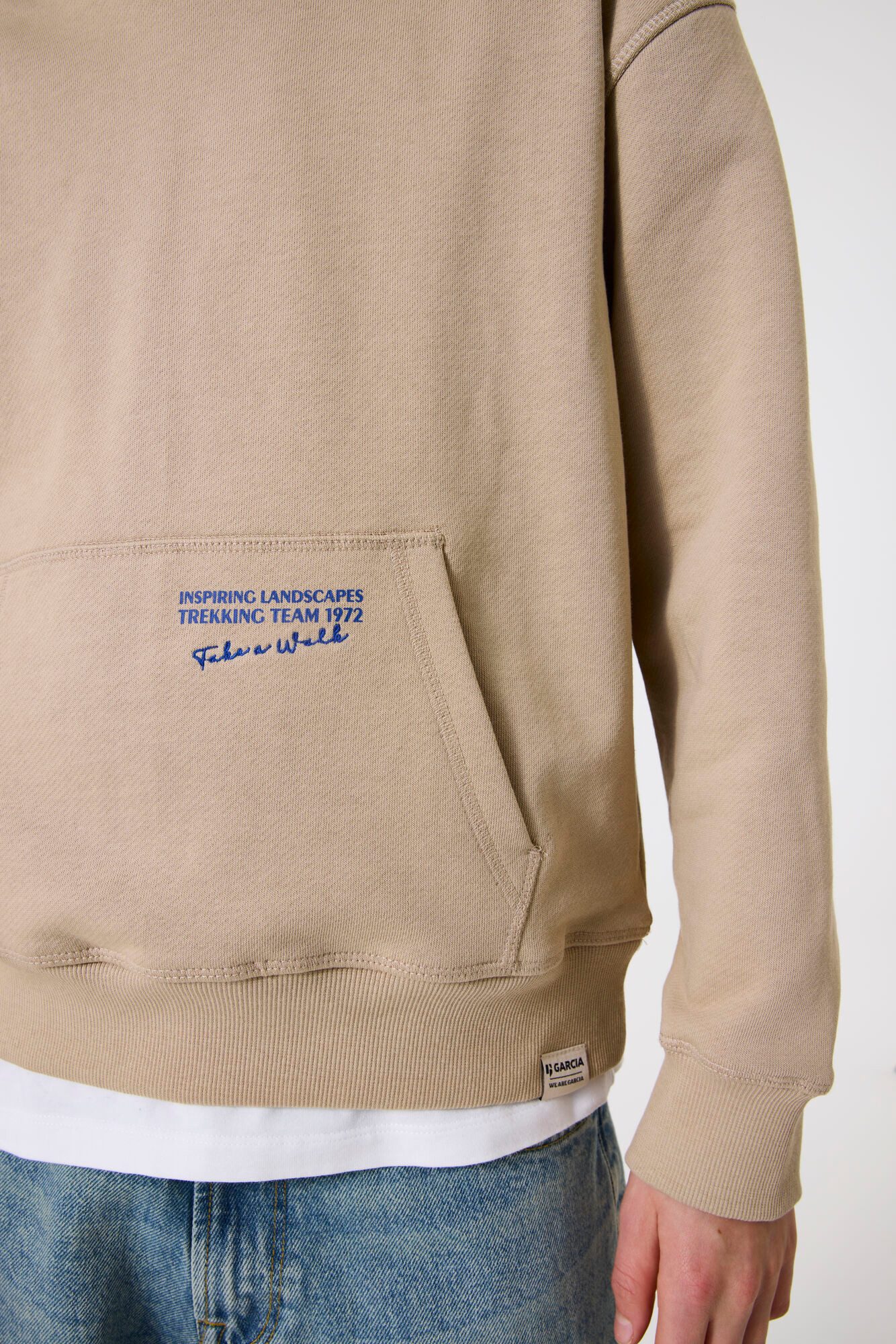 Garcia Sweatshirt mit Rückenprint