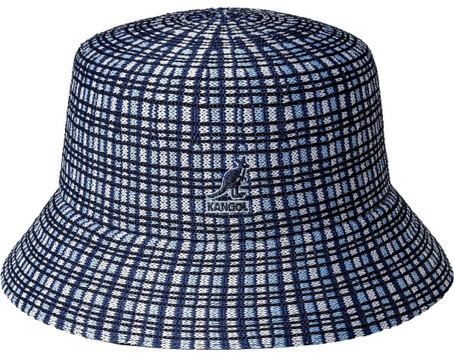 Kangol Fischerhut gestrickter Sommer Bucket Prep Plaid BP492-blue