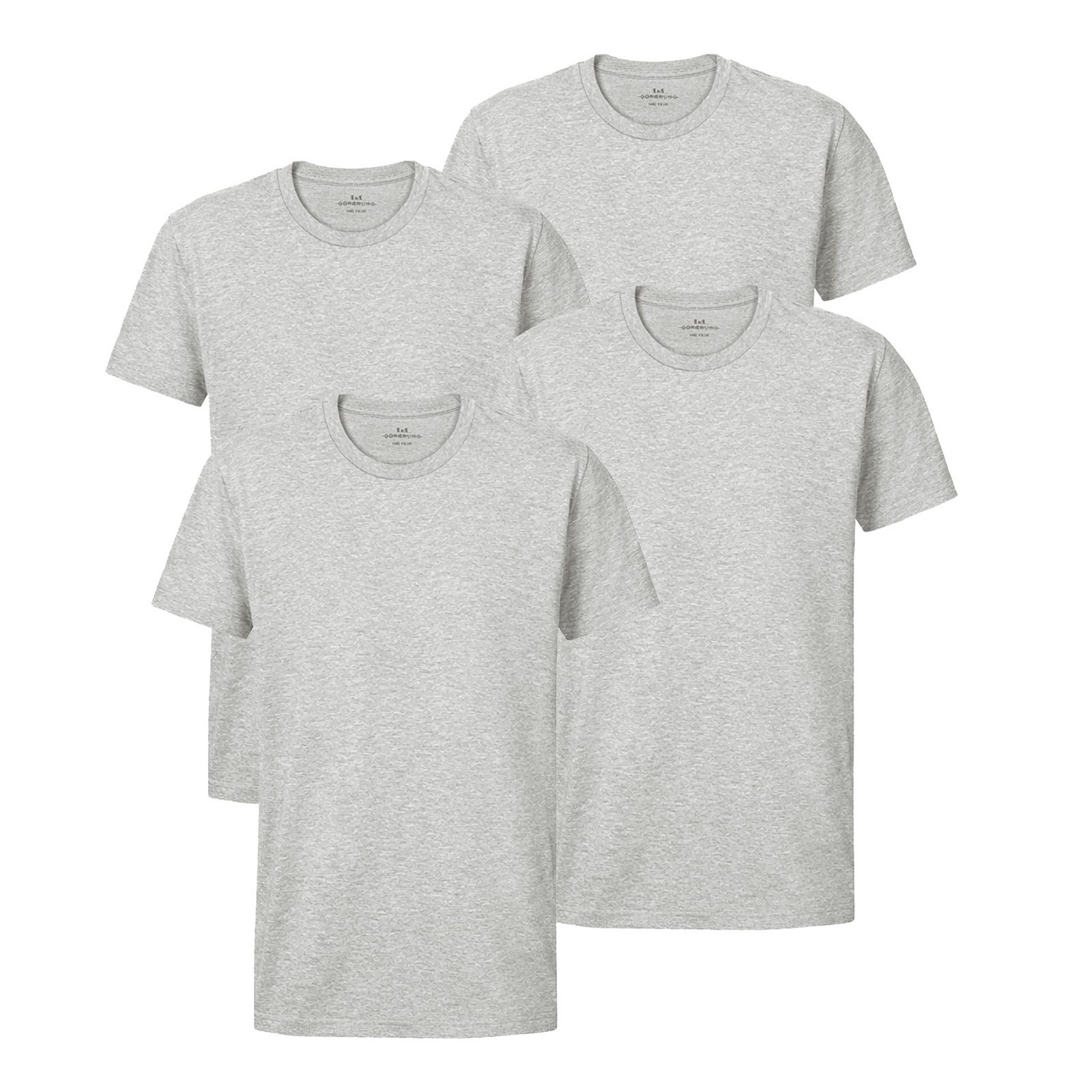GÖTZBURG Unterziehshirt R-Neck T-Shirt (4-St) ohne Seitennaht günstig online kaufen