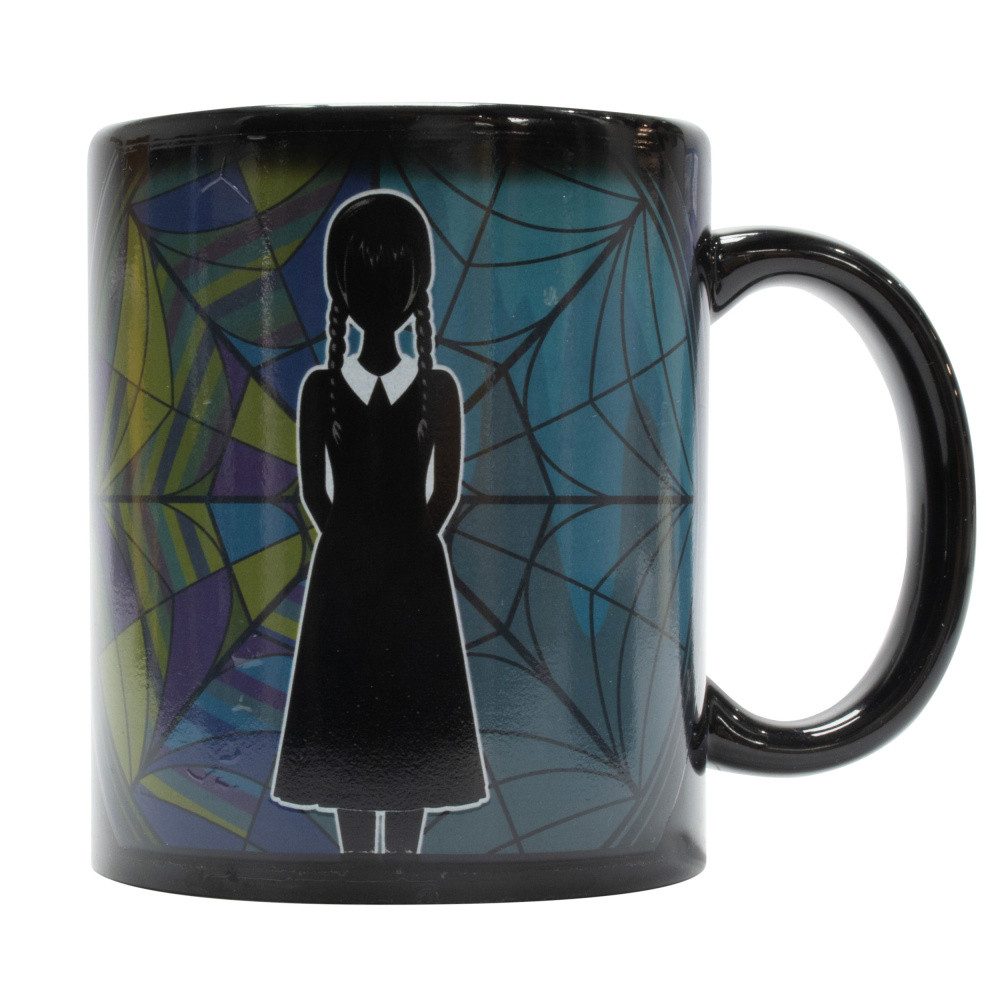 Blue Sky Designs Tasse Wednesday Tasse mit Thermoeffekt Ophelia Window 330 ml