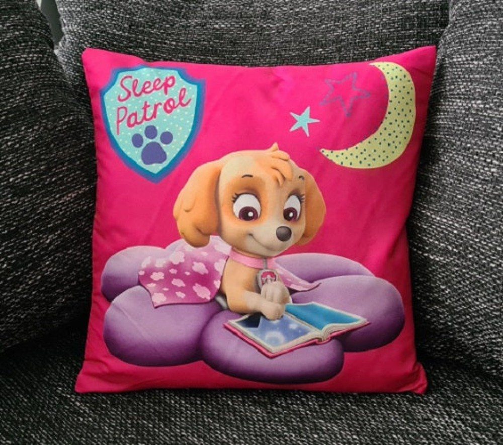 Tinisu Dekokissen Paw Patrol Kissenbezug für Kinder - Sleep Patrol / 40cm x 40cm