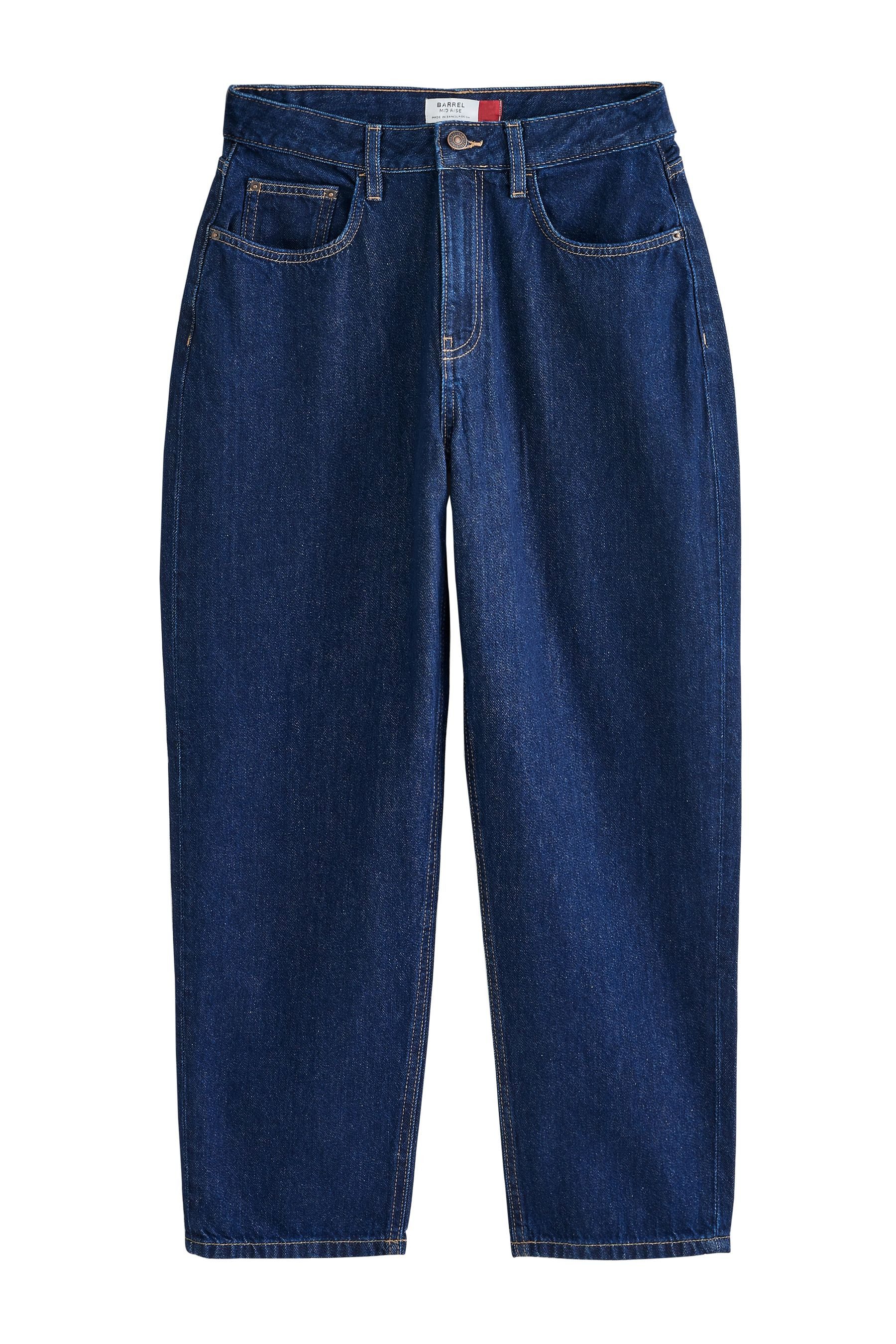 Next Weite Jeans Sanduhr-Jeans mit Barrel-Bein (1-tlg) günstig online kaufen