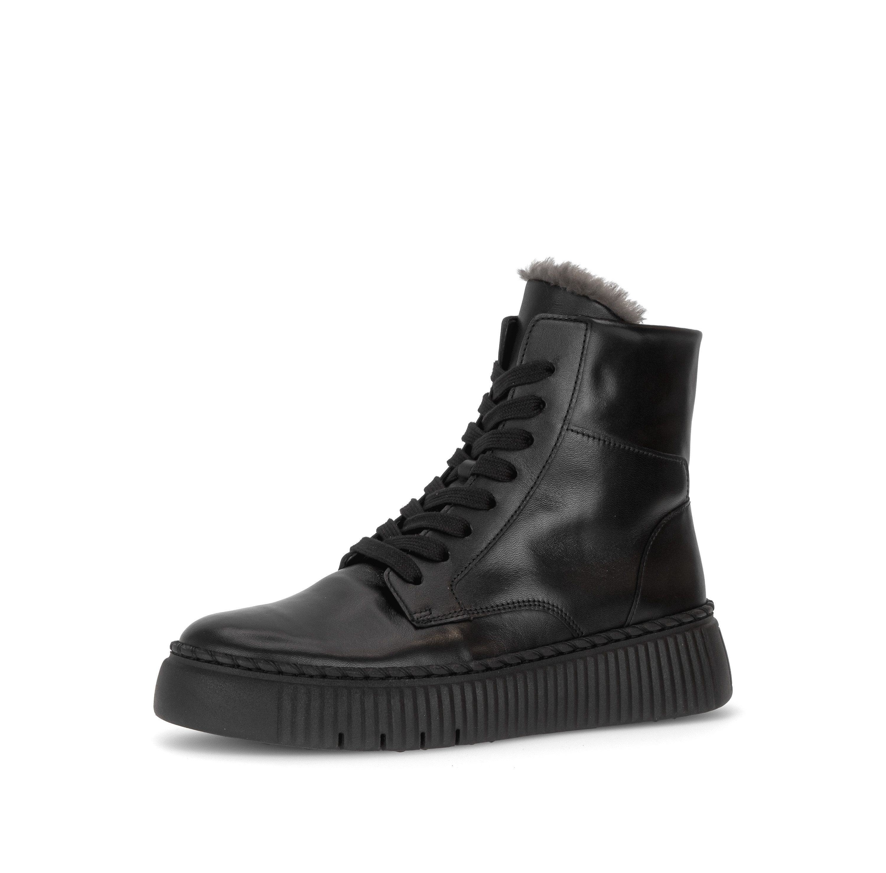 Gabor Winterboots Schnürstiefelette, Schnürboots mit modischer Plateausohle