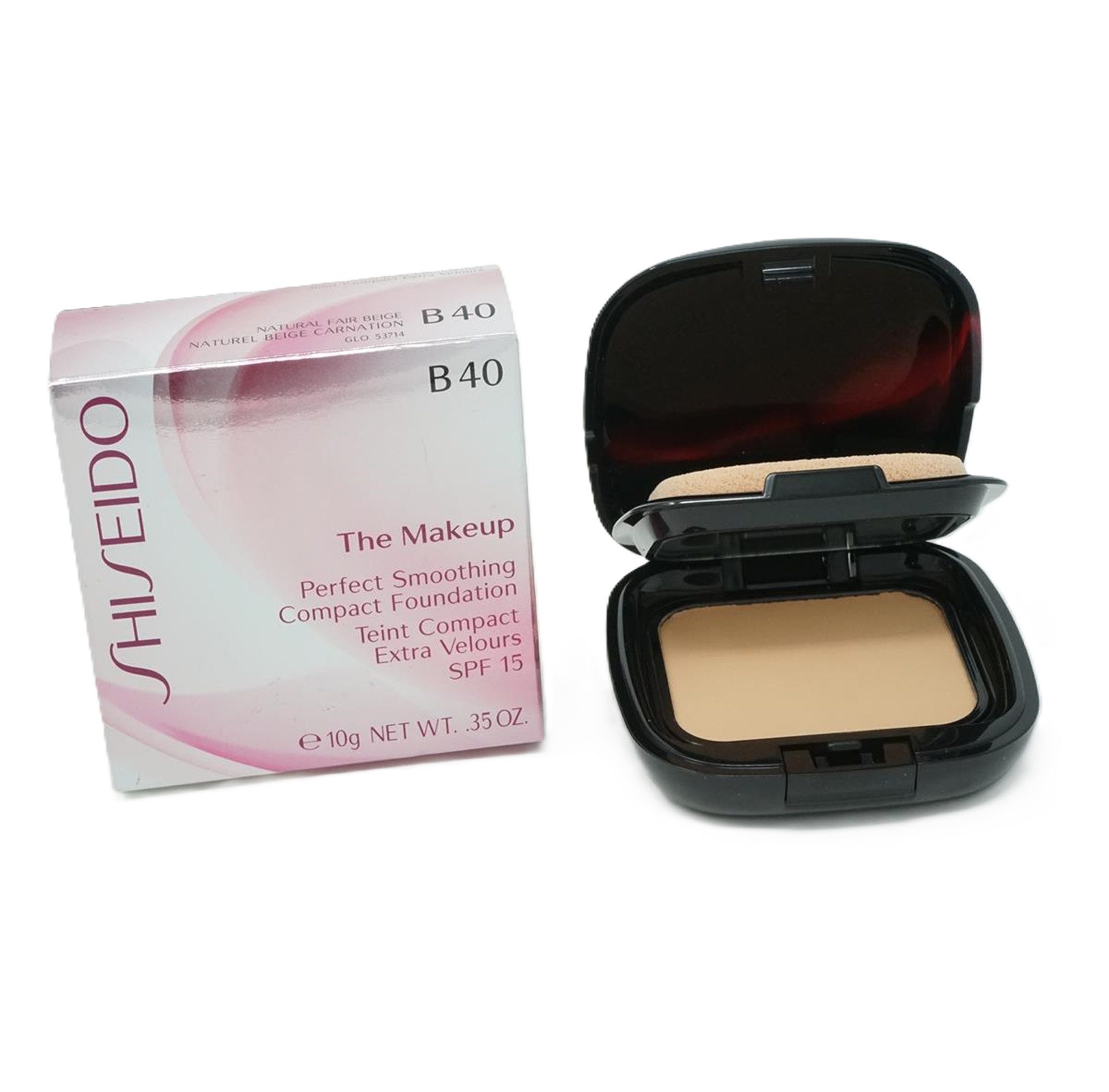 SHISEIDO Foundation Shiseido The Makeup Foundation B40 Natural Fair Beige 10g