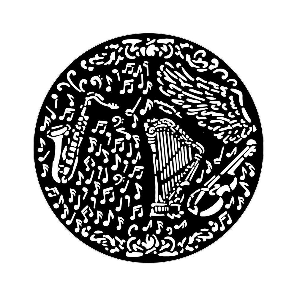 Stamperia Malschablone Music, Schablone