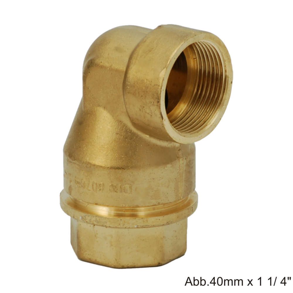 Isiflo Wasserrohr Isiflo Winkelanschlussverschraubung mit Innengewinde, 40 mm x DN 32 (1