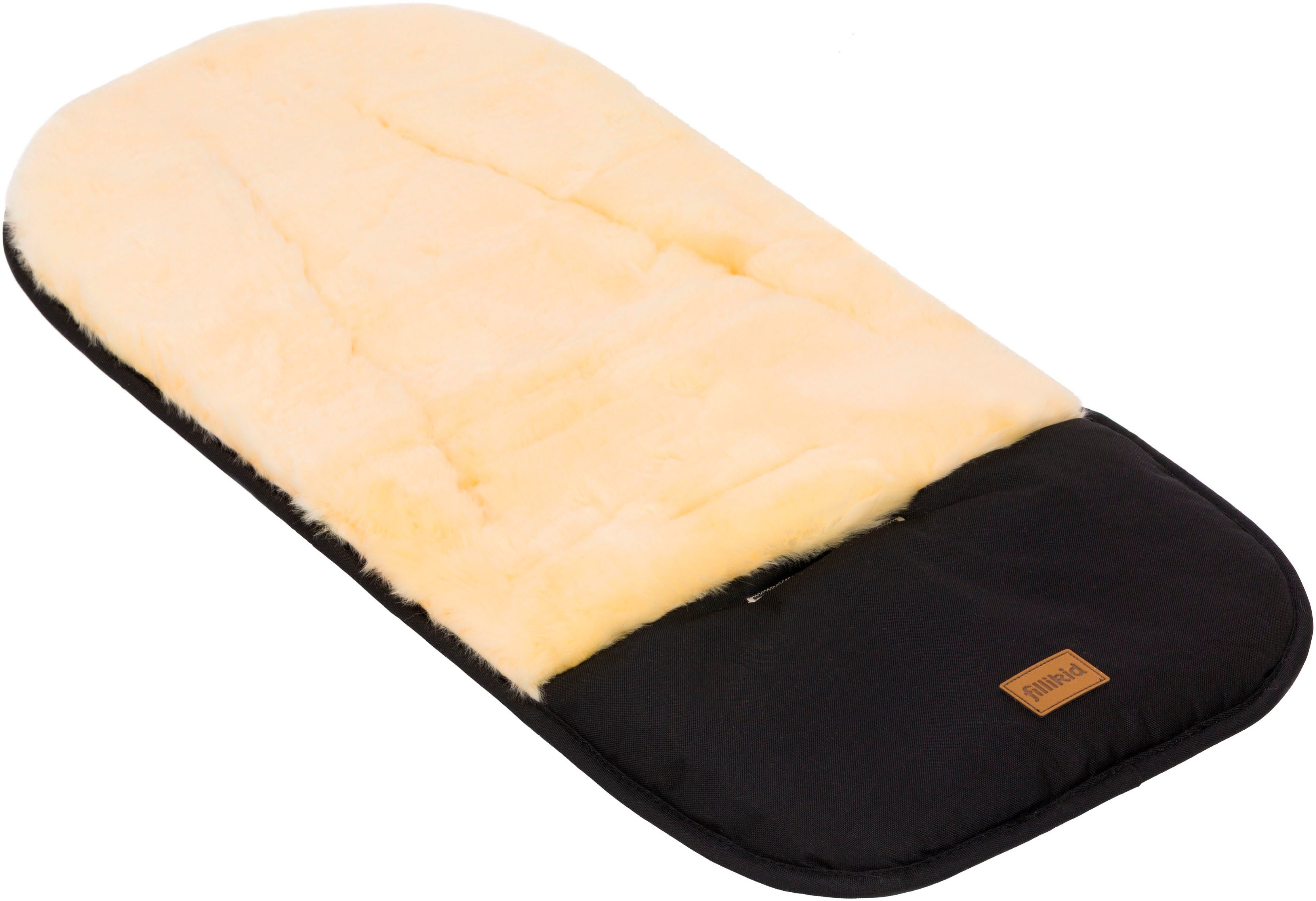 Babylammfell Lammfelleinlage Protect 80x40 cm, Fillikid, für Kinderwagen und Buggies, mit Schmutzschutz im Fußbereich – Bild 3 von 5