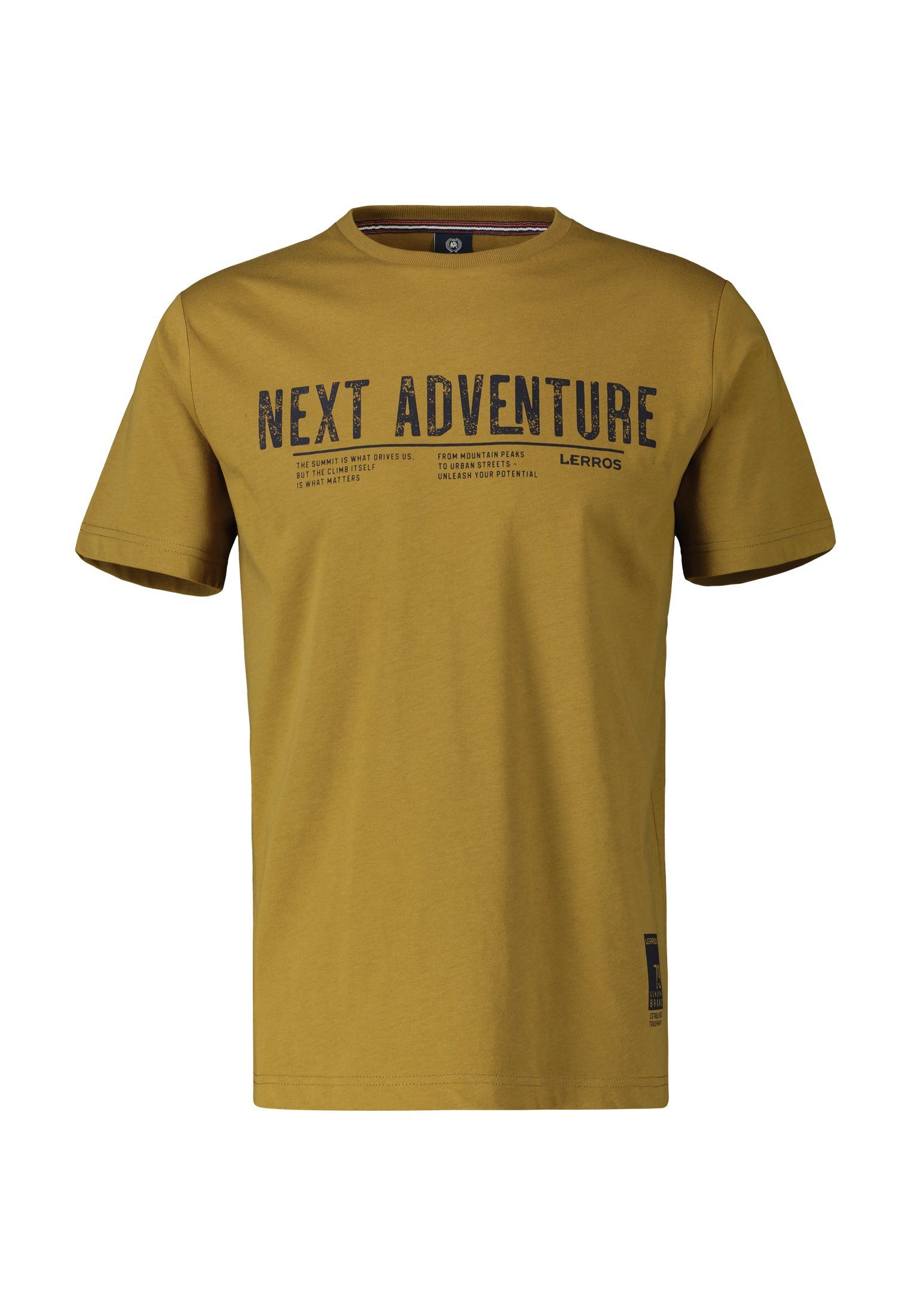 *Next T-Shirt DRIED TOBACCO LERROS Adventure* T-Shirt LERROS