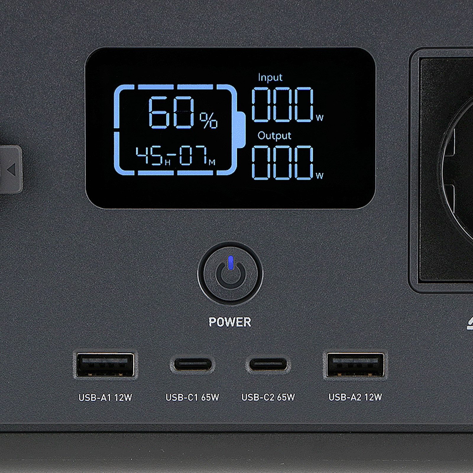 Mestic Portable Power Station MPS-300 for Camping, Solar Generator LiFePO4 300W 204Wh