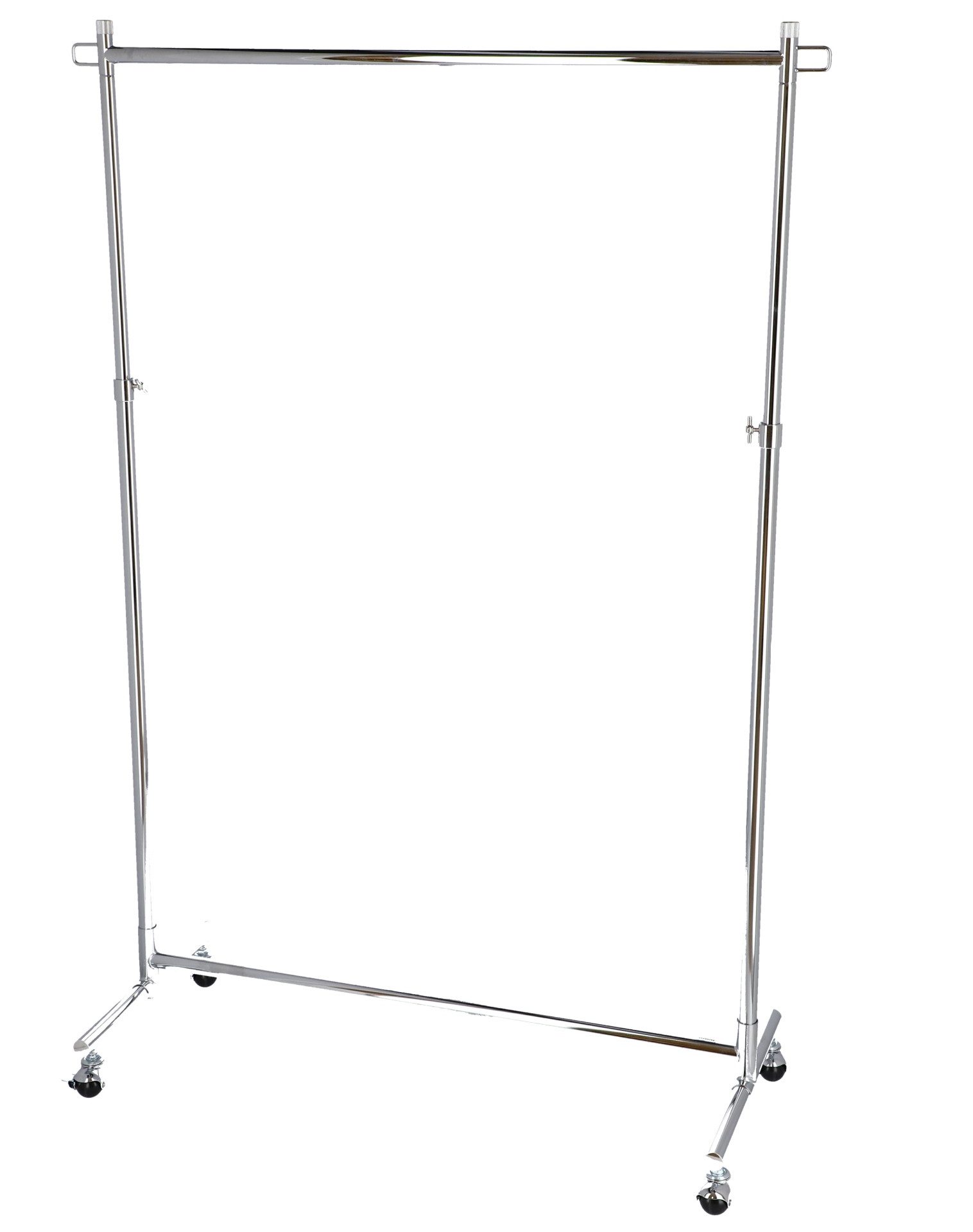 jankurtz Garderobe Boston aus Metall, Silber, Höhenverstellbar von 108 bis 184 cm