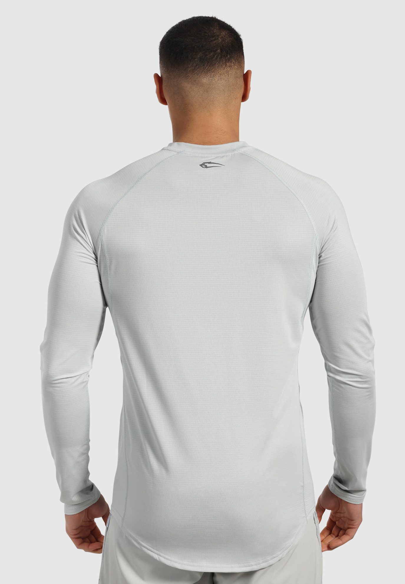 Smilodox Longsleeve Powerfit, Slim Fit Atmungsaktives Langarmshirt Schnelltrocknendes strapazierfähiges Funktionsshirt, Sport Laufen Gym
