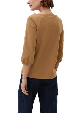 s.Oliver 3/4-Arm-Shirt Blusenshirt mit Dreiviertelärmeln