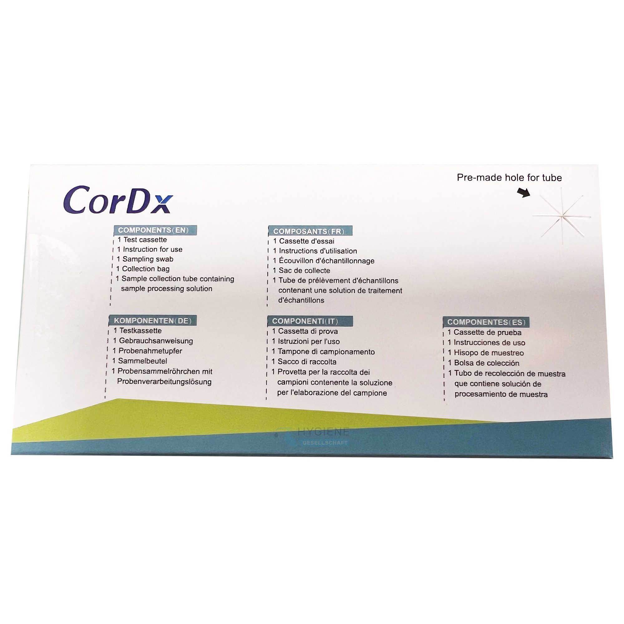 CorDx Influenza-Schnelltest CorDx RSV+Influenza A/B+Covid-19 Combo Ag Test