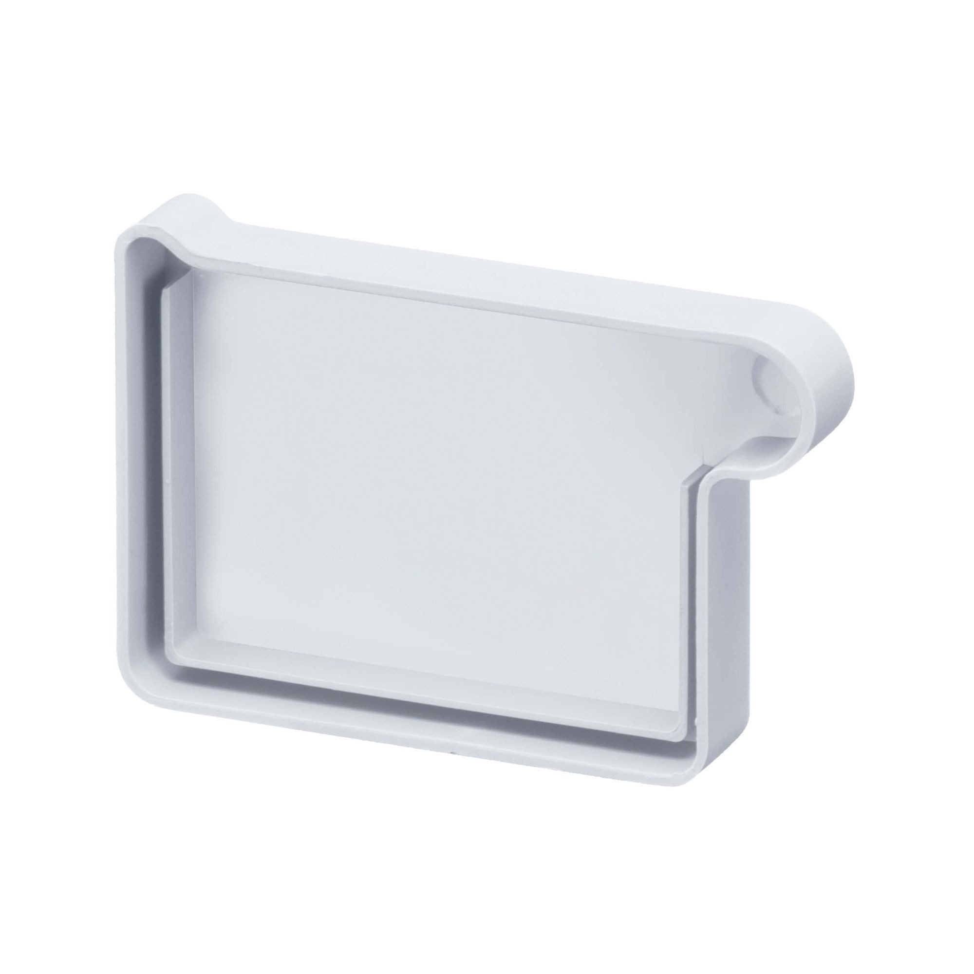 INEFA Dachrinne Steckboden, kastenförmig, NW 68. rechts, Rinnenboden /Rinnendeckel für Kastenrinnen, Made in Germany