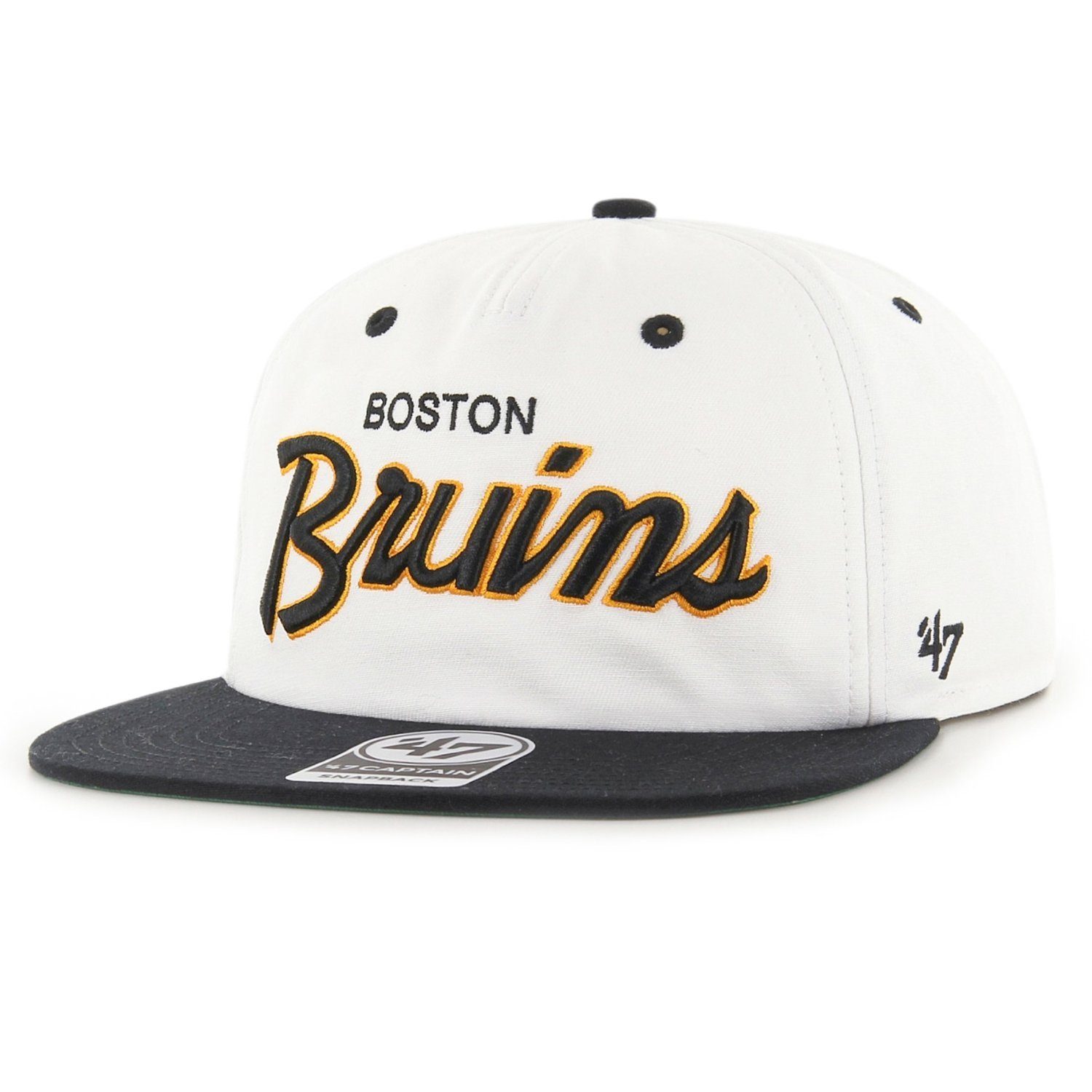 Snapback CROSSTOWN '47 Cap Boston Brand Bruins offwhite
