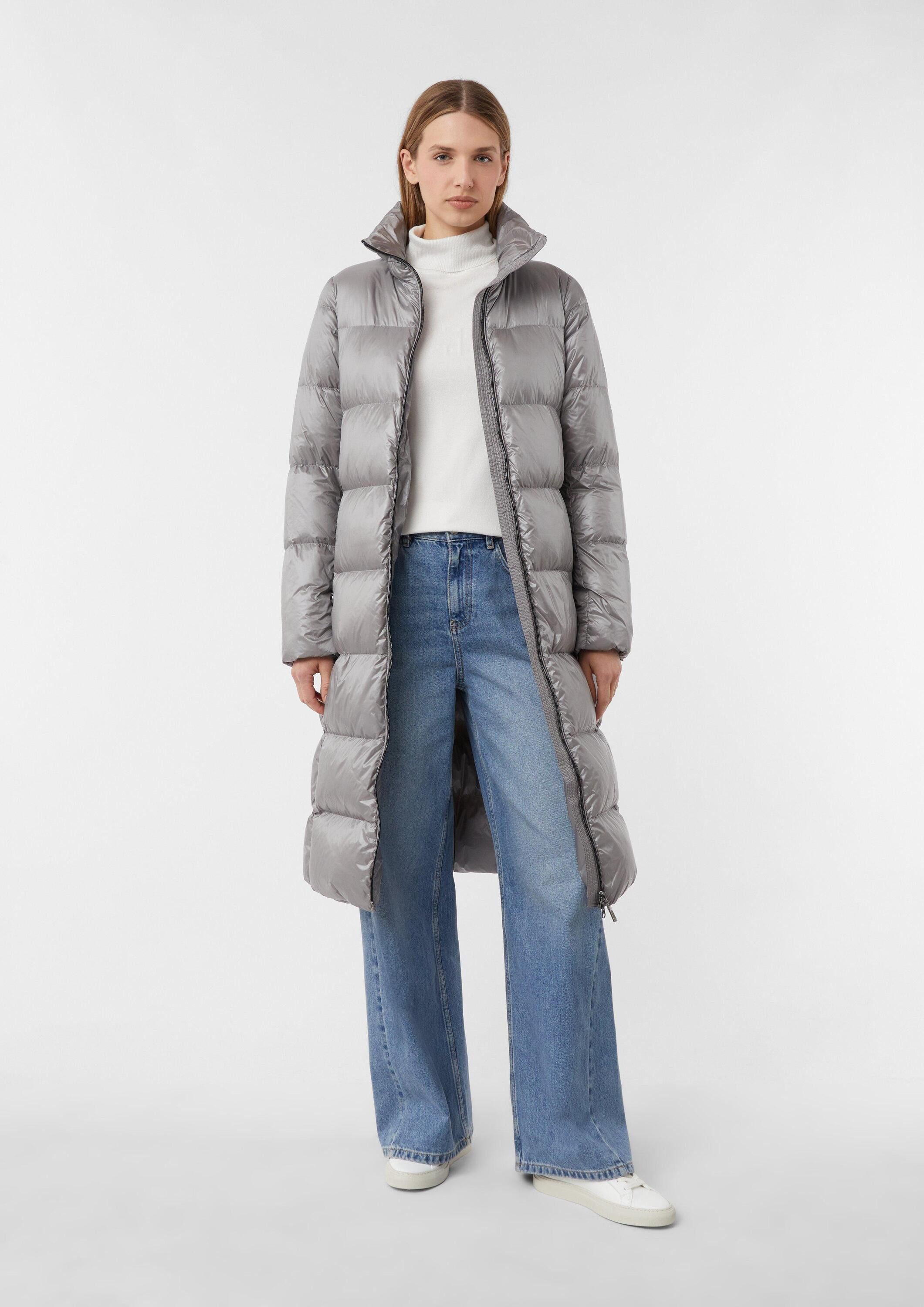 comma Wintermantel Outdoor-Mantel Schimmernder Daunenmantel mit Stehkragen günstig online kaufen