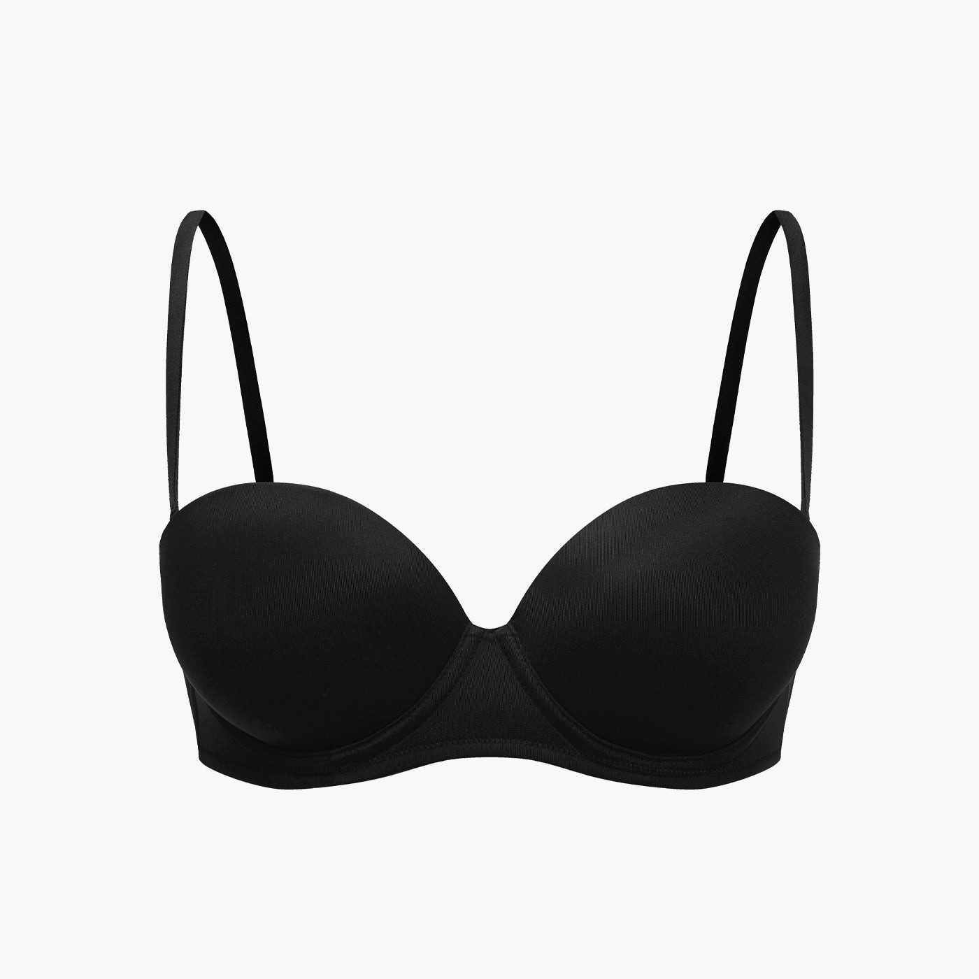 cfab (creamy fabrics) Push-up-BH Ultra Push-Up BH-Schwarz-85D (1-tlg)