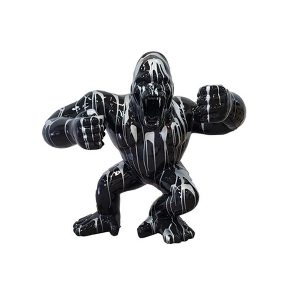 Xlmoebel Dekofigur Moderne Gorilla Skulptur Deko Figur Garten 120x40cm (120 x 40 cm), Made in Europa