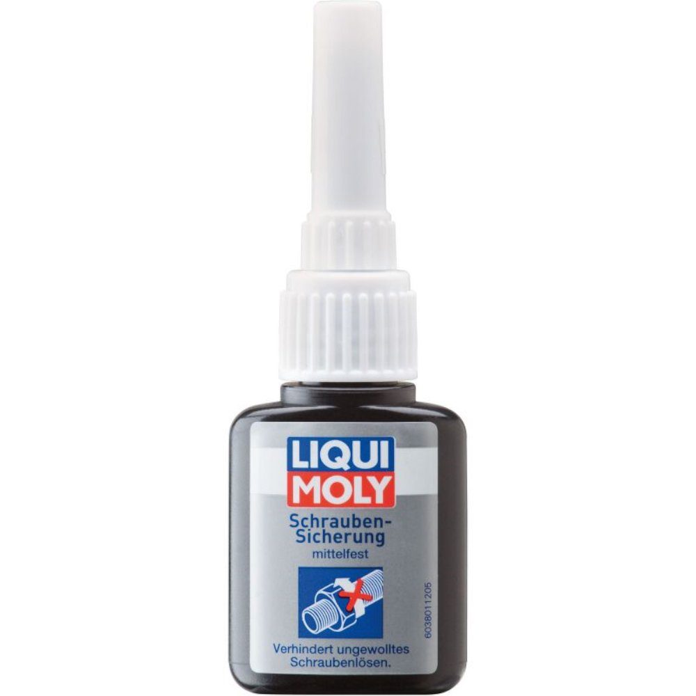 Liqui Moly Schraubensicherung mittelfest 10 g Flasche Verhindert ungewolltes Schraubenlösen