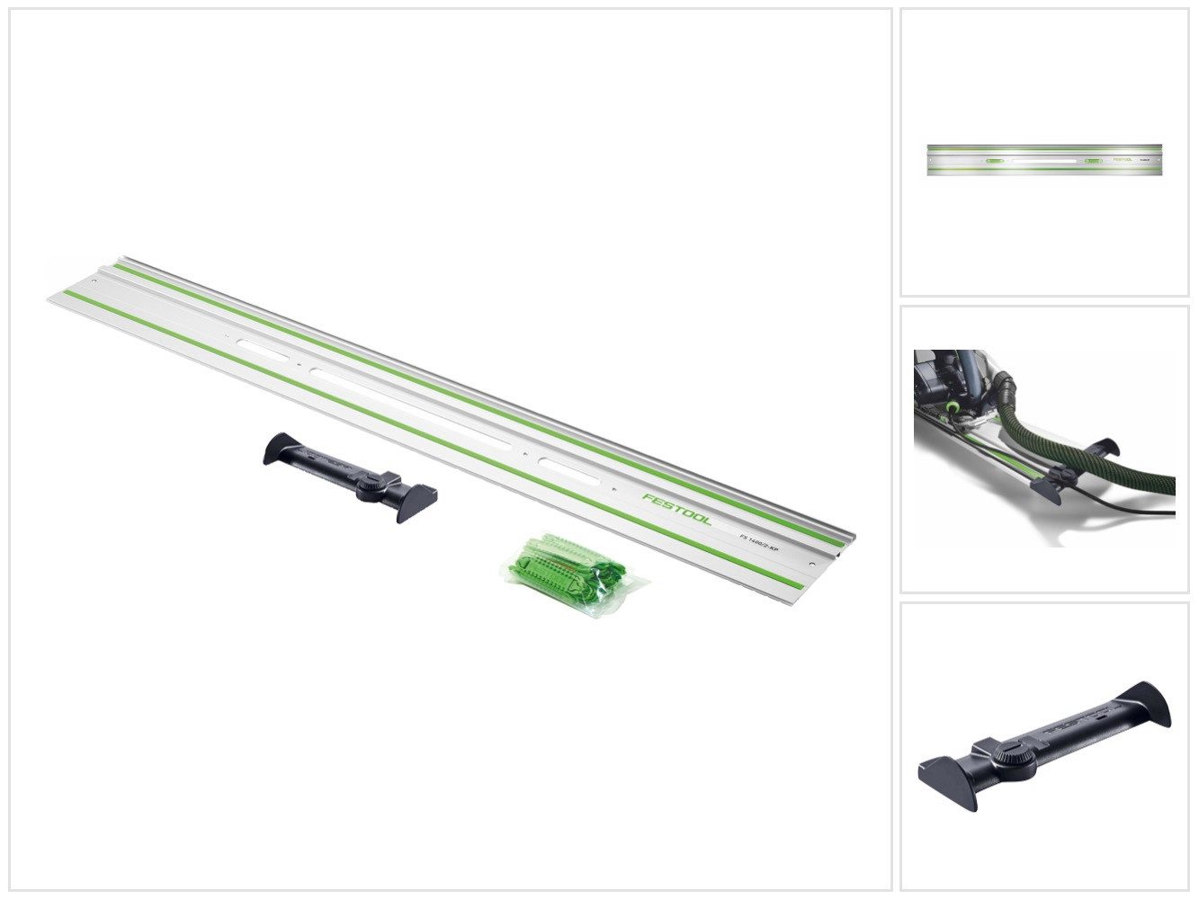 FESTOOL Maschinen-Führungsschienen FS 1400/2-KP Führungsschiene 1400 mm für Hand, Tauch und Stichsägen