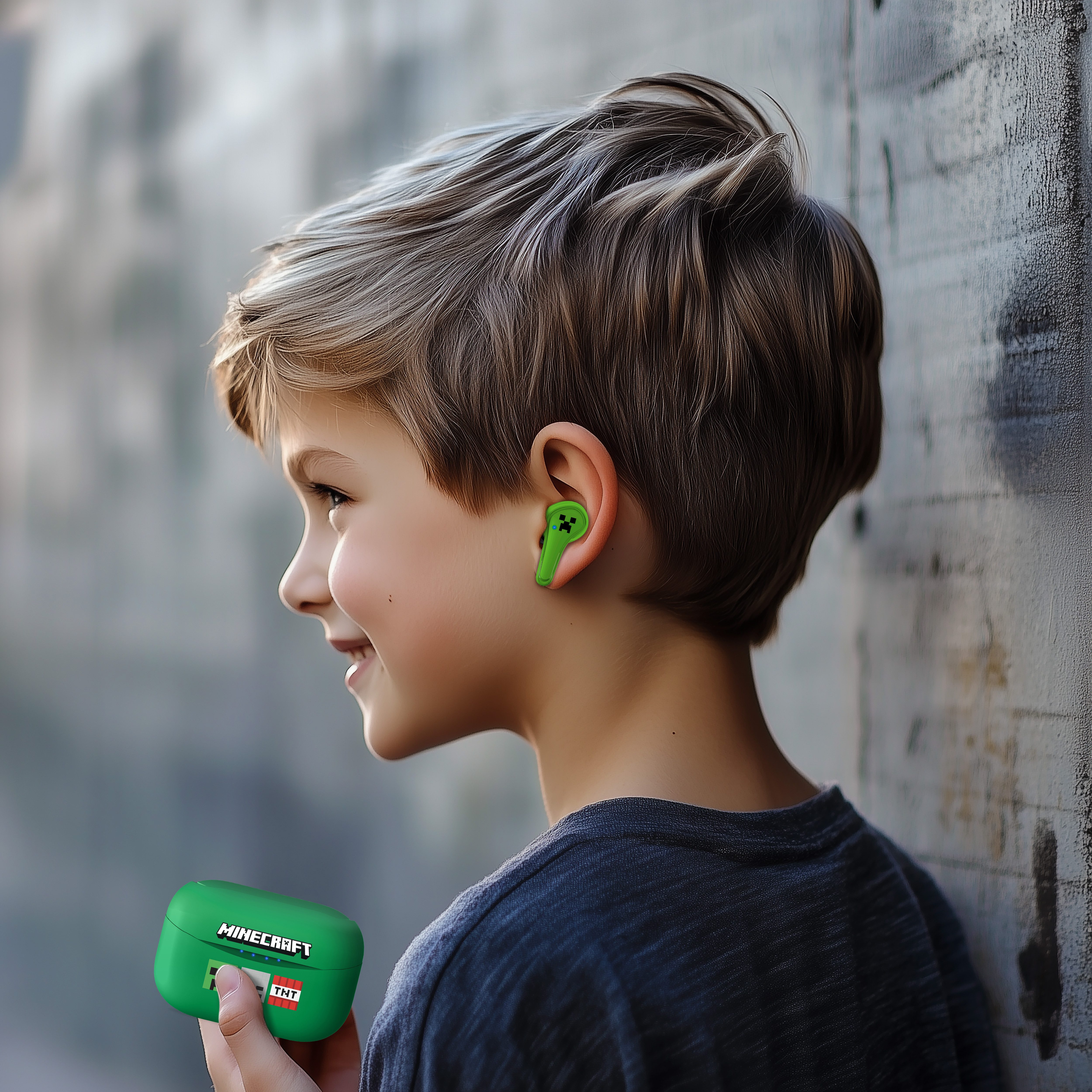 OTL Minecraft TWS Wireless Earbuds In-Ear-Kopfhörer (True Wireless Stereo (TWS)