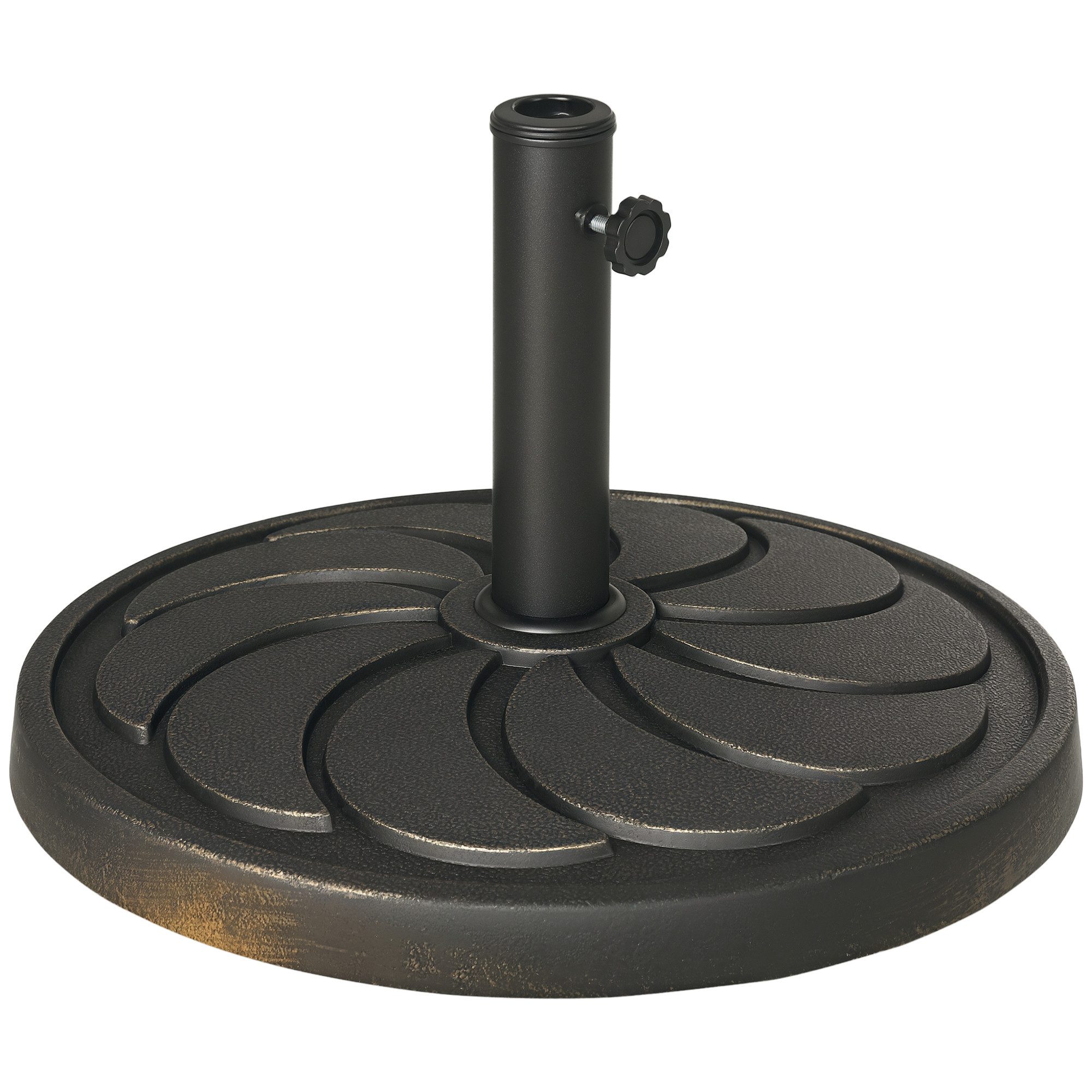 Outsunny Schirmhalter 18 kg Sonnenschirmständer, für Stöcke bis Ø 48 mm, Ga günstig online kaufen