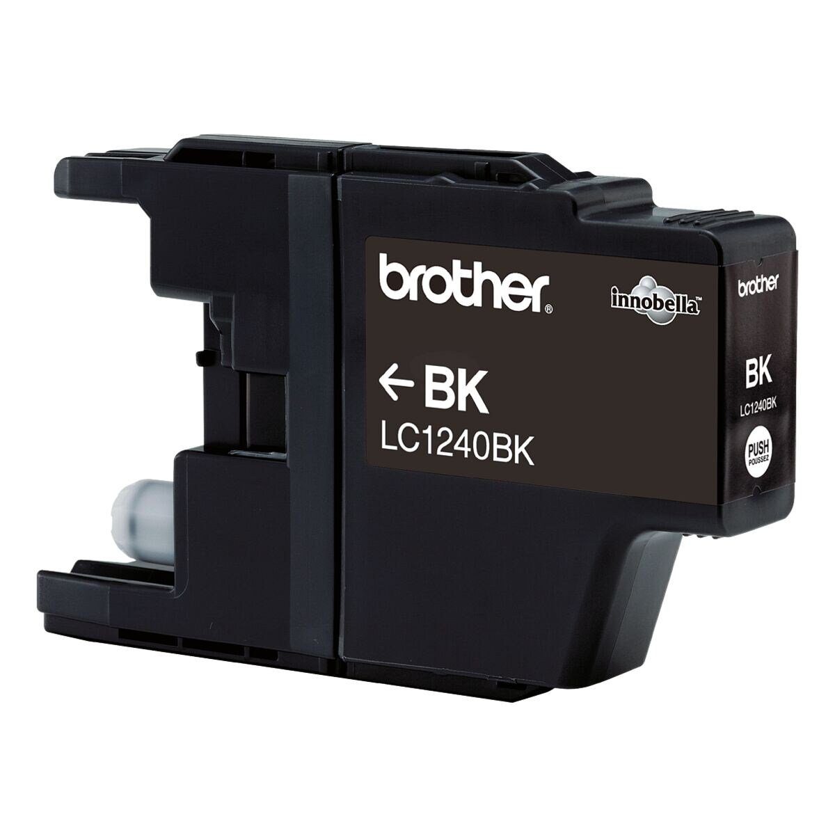 Original Brother schwarz) (1-tlg., Tintenpatrone LC-1240BK Druckerpatrone,