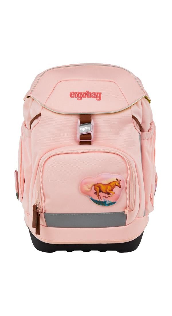 ergobag Schulranzen pack Set (6-tlg., 6-teiliges Set), größenverstellbares Rückensystem