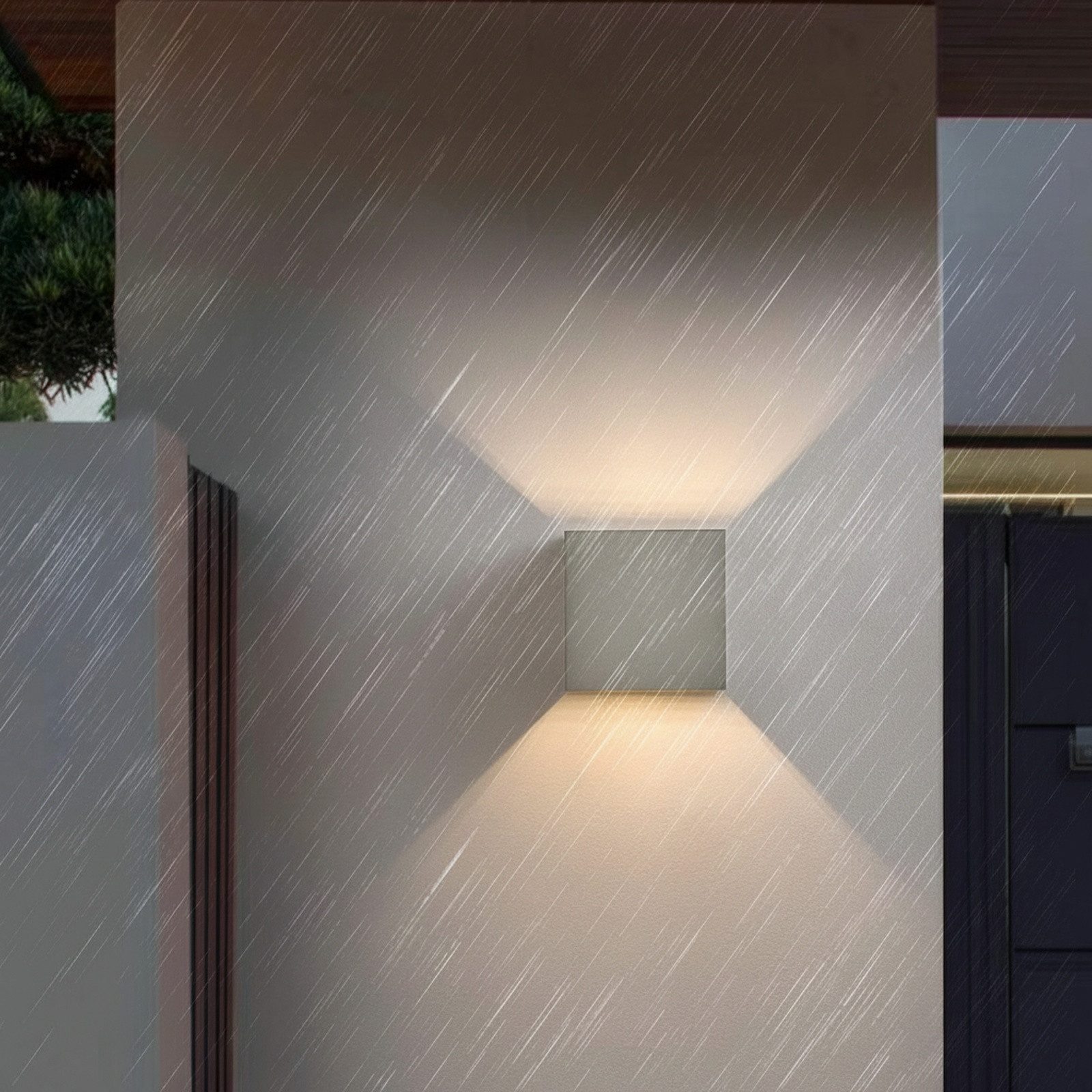 Nettlife LED Wandleuchte innen Modern Up Down Strahl G9, LED fest integriert, Warmweiß, für Flur Schlafzimmer Garten Treppenhaus Terrasse