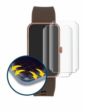 BROTECT Full-Screen Schutzfolie für Xcoast X-Watch Cadiz, Displayschutzfolie, 2 Stück, 3D Curved klar