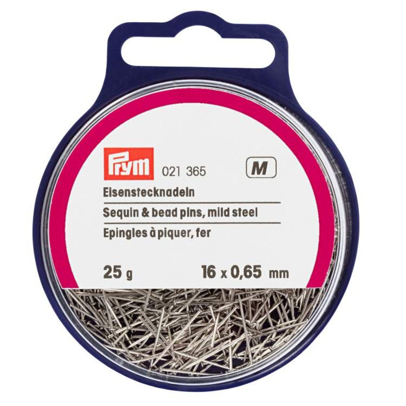 Stricknadeln Stecknadeln 0,65x16 mm silberfarbig 35 g