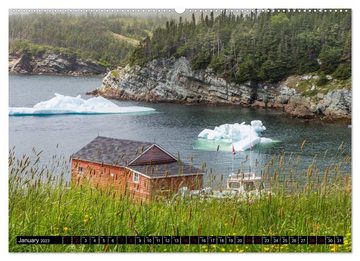 CALVENDO Wandkalender Island of Newfoundland (Premium-Calendar 2023 DIN A2 Landscape)
