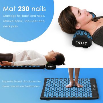 INTEY Yogamatte, Akupressurmatte Fitnessmatte Akupressurkisse