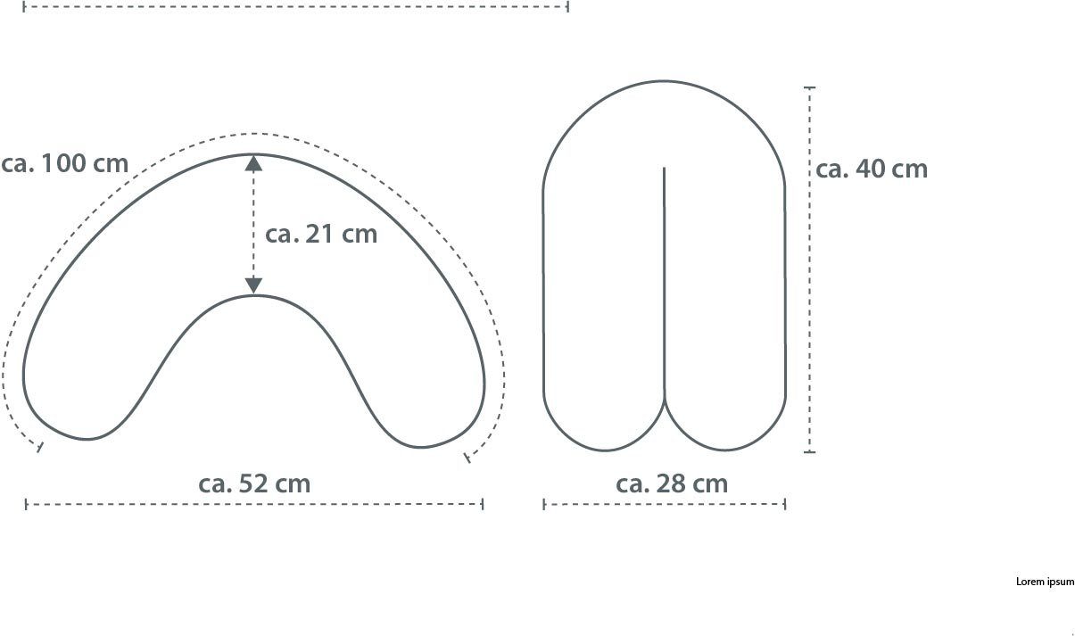 Kinderhaus Blaubaer Nackenhörnchen Nackenkissen mittel TOP