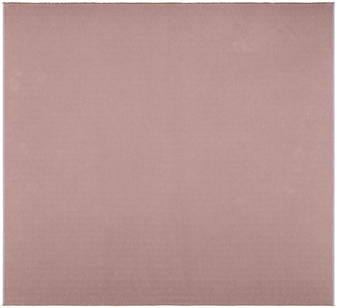DAVID FUSSENEGGER Bettüberwurf Wohndecke Luca 'Fischgrät' 220 x 240 cm Hellviola