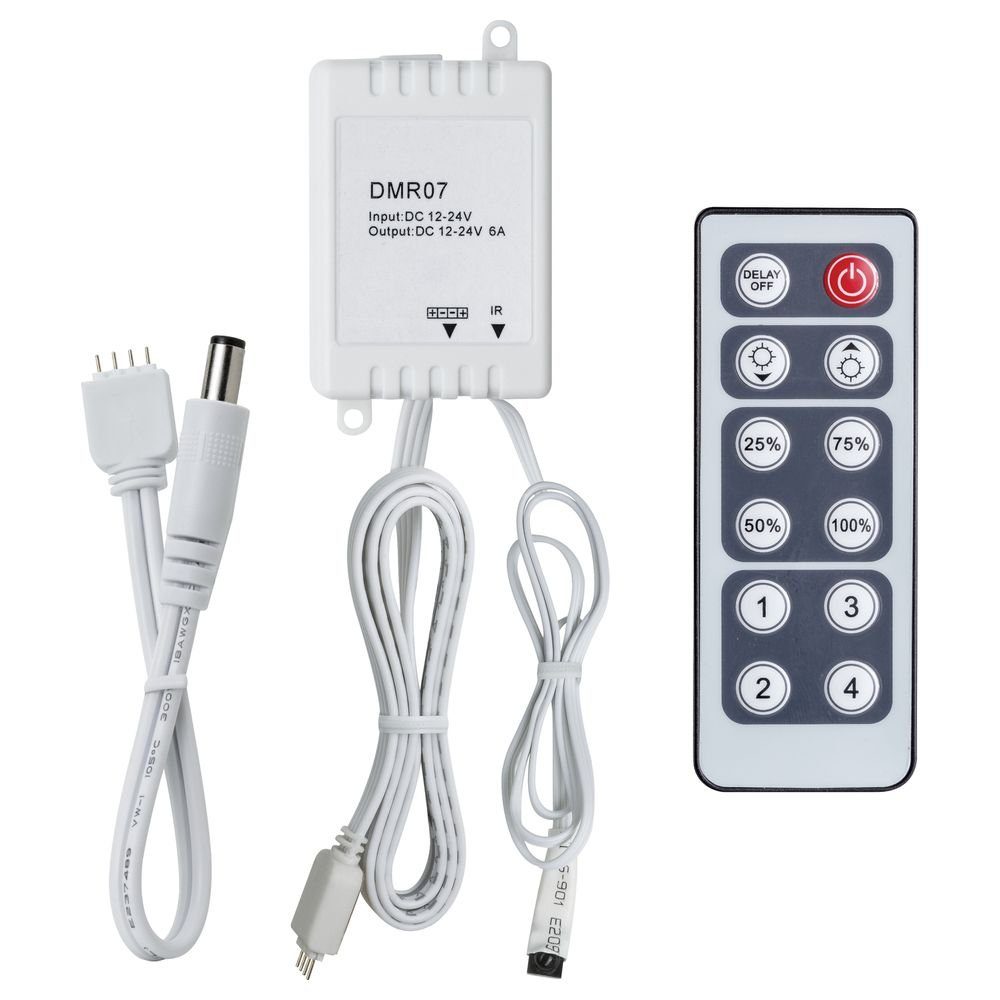 Dimm Controller 1-flammig, IR-Fernbedienung, LED Schalt Paulmann Weiß, YourLED Stripe und mit Zubehör Weiteres