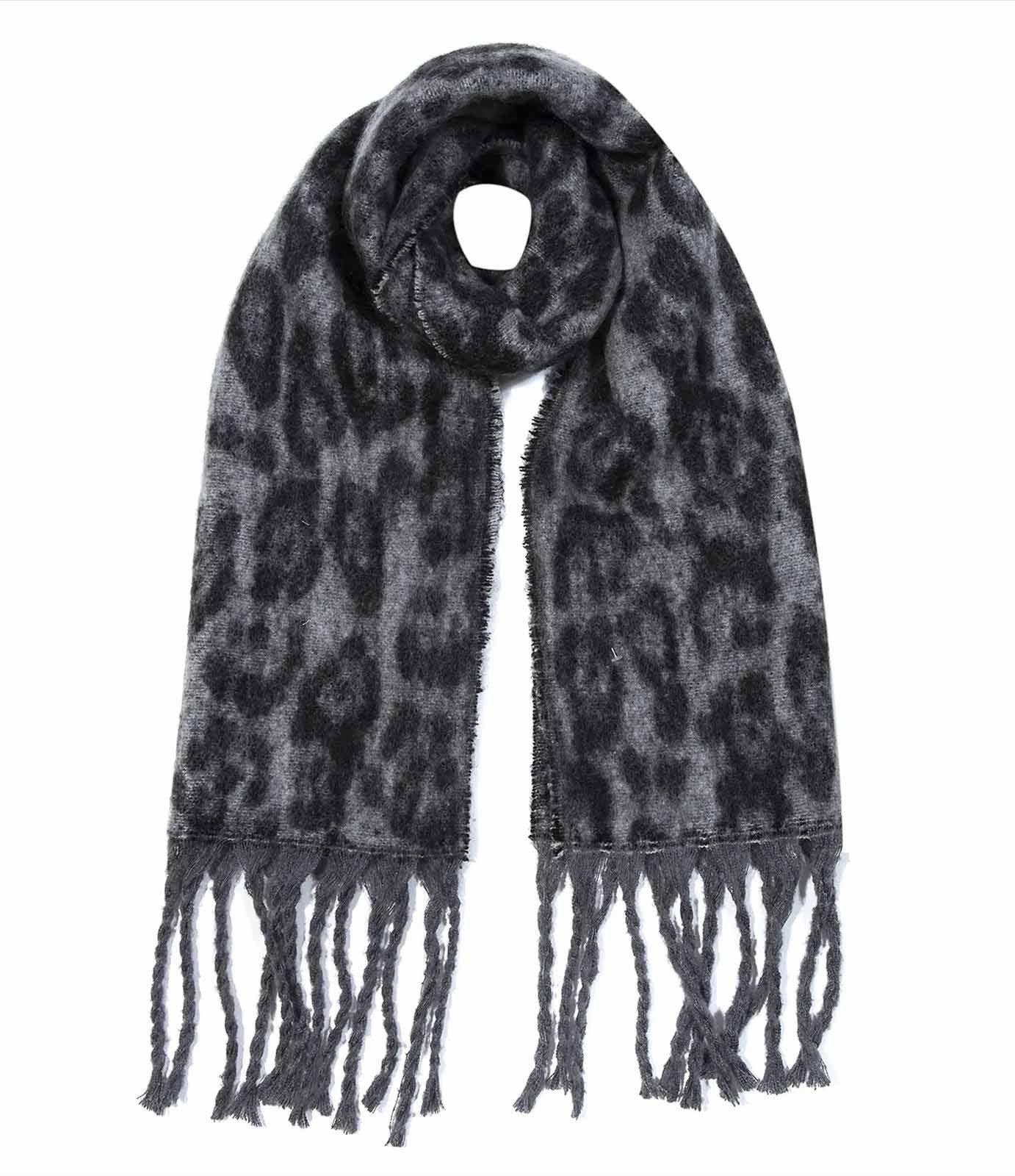 ITALYSHOP24 Modeschal Damen XL LEO Schal Halstuch Winterschal Deckenschal L günstig online kaufen