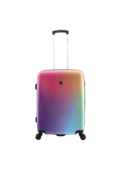 Saxoline® Koffer Rainbow, mit praktischem TSA-Schloss