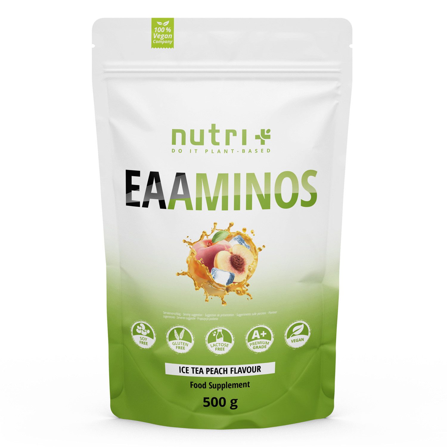 nutri+ EAA Instant Pulver 500g (6 Sorten) Pulver