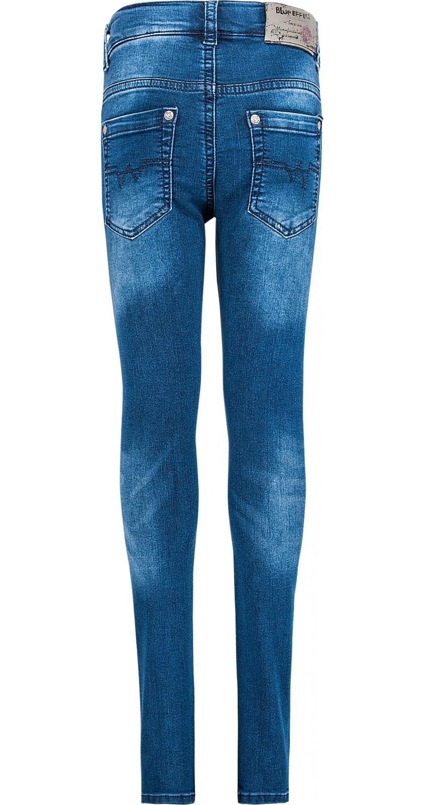 Hose weit EFFECT Jeans Plus-Größe ultrastretch Comfort-fit-Jeans BLUE