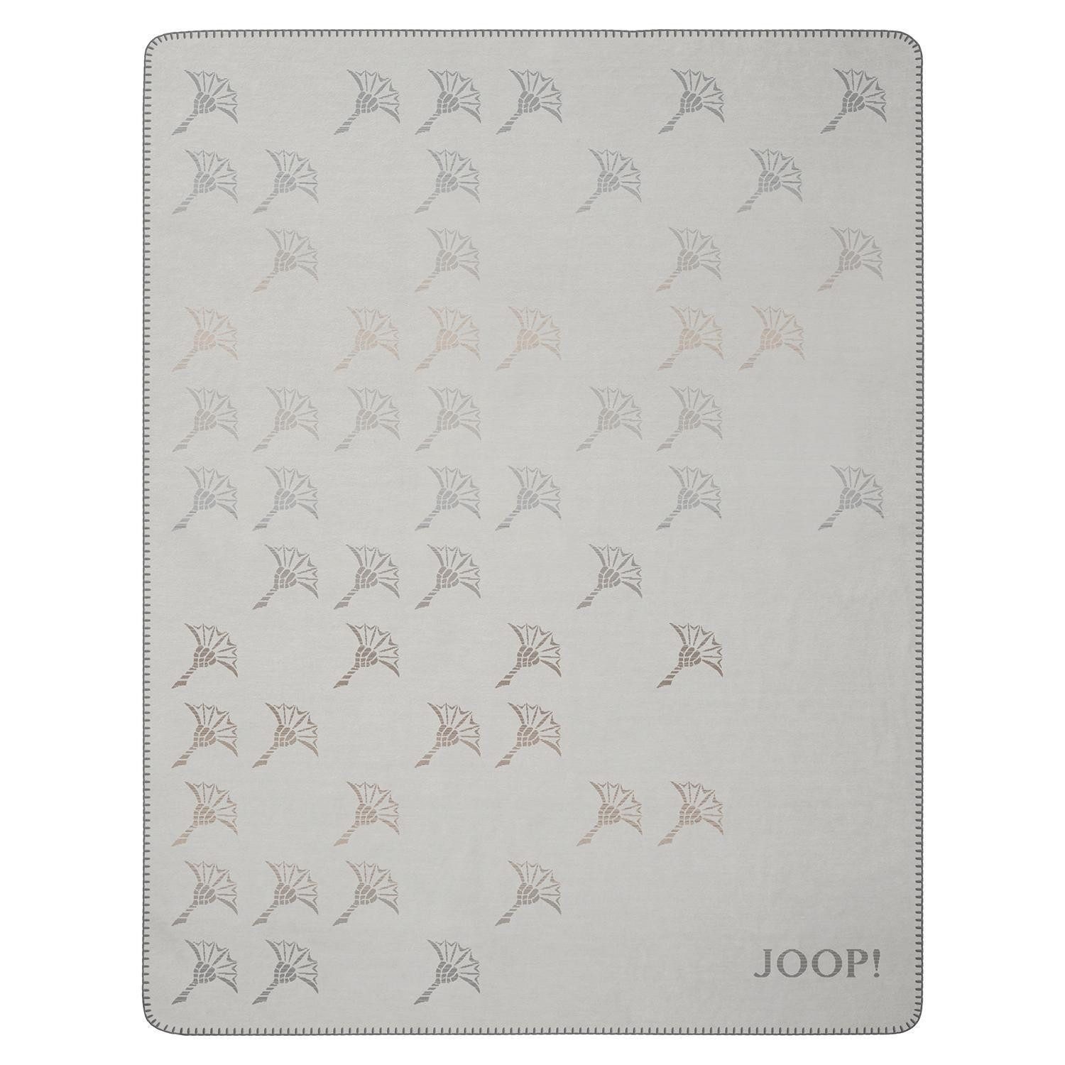 Wohndecke J!FADED, 150 x 200 cm, Steingrau, JOOP!, Mischgewebe, Made in Ger günstig online kaufen