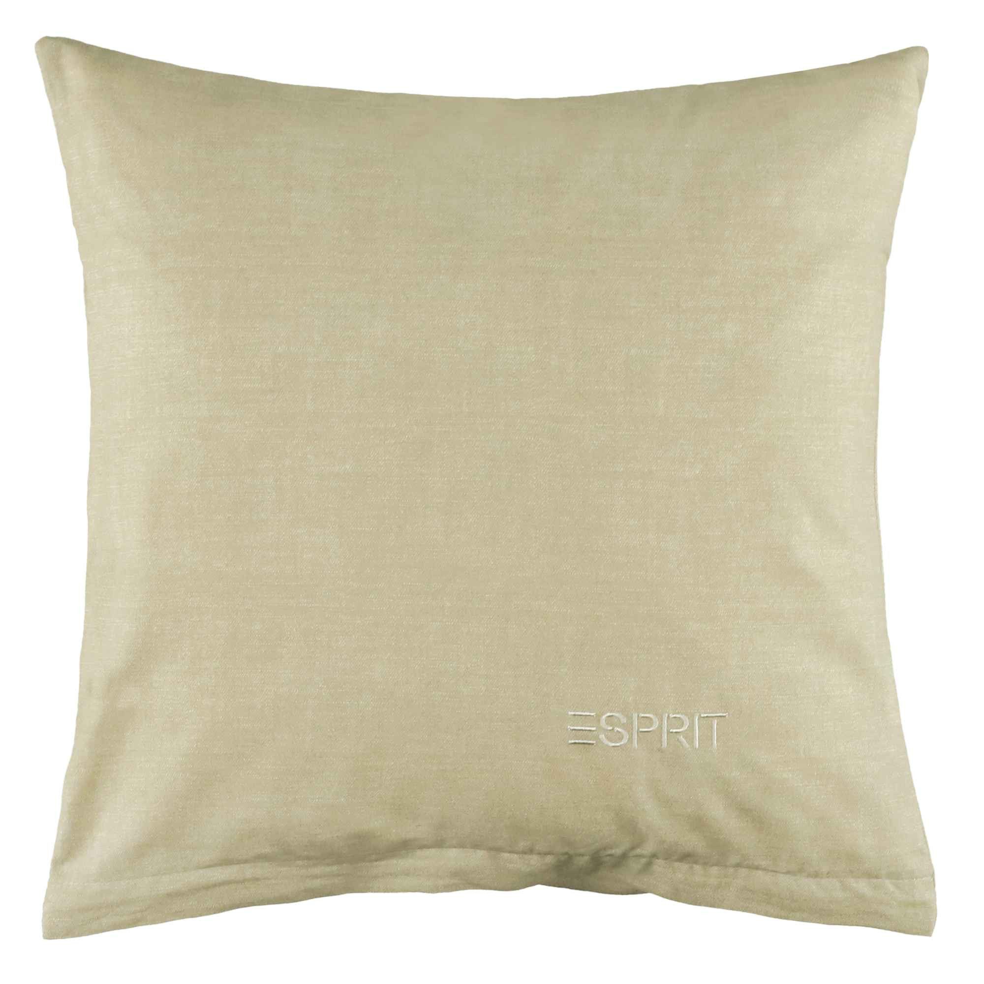 Esprit Bettwäsche HARP Renforcé Kissenbezüge und Bettwäsche, Baumwolle, 2 teilig, 40 x 40 cm 2er Pack in Beige