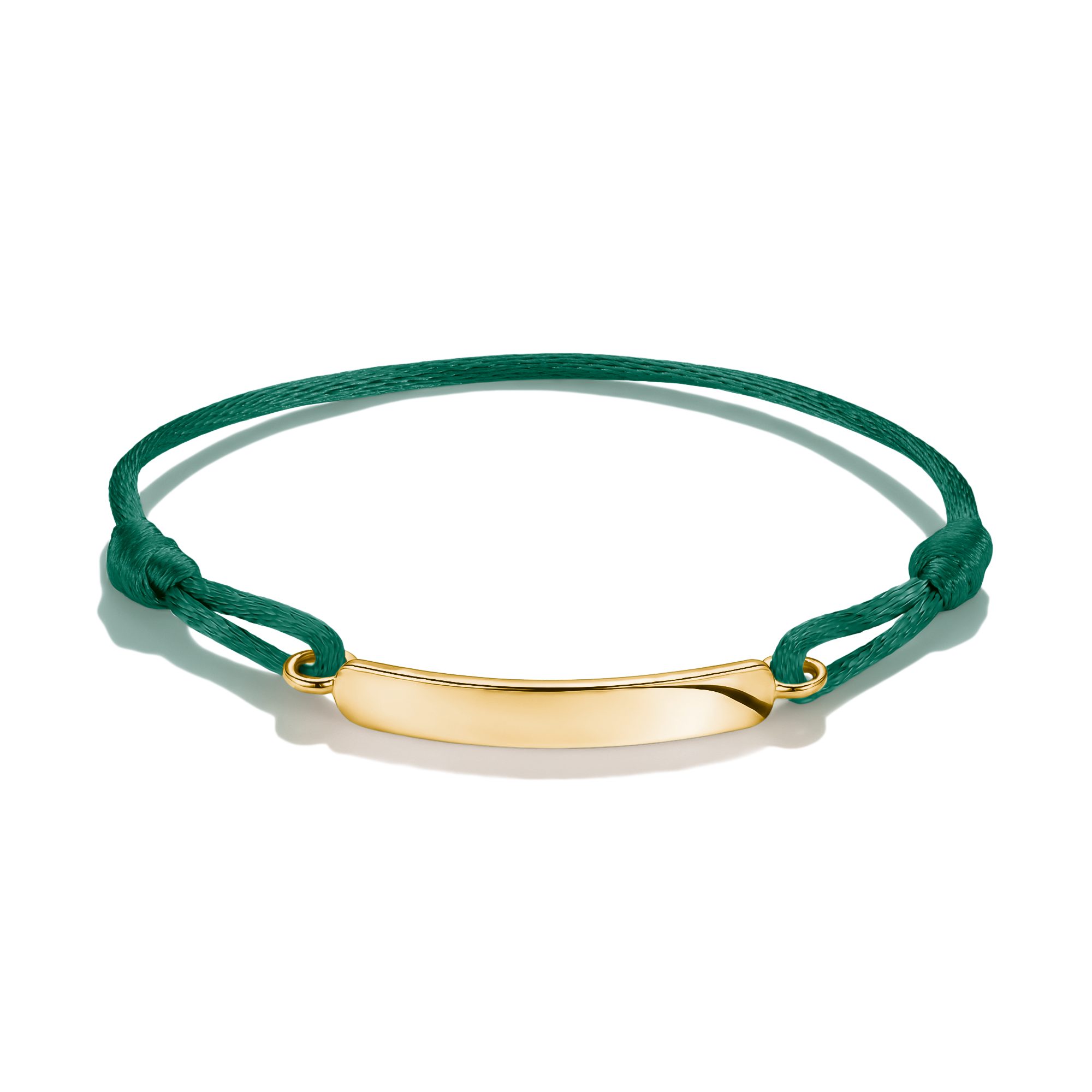 THOMAS SABO Armband Together Textilarmband gelbgoldfarben