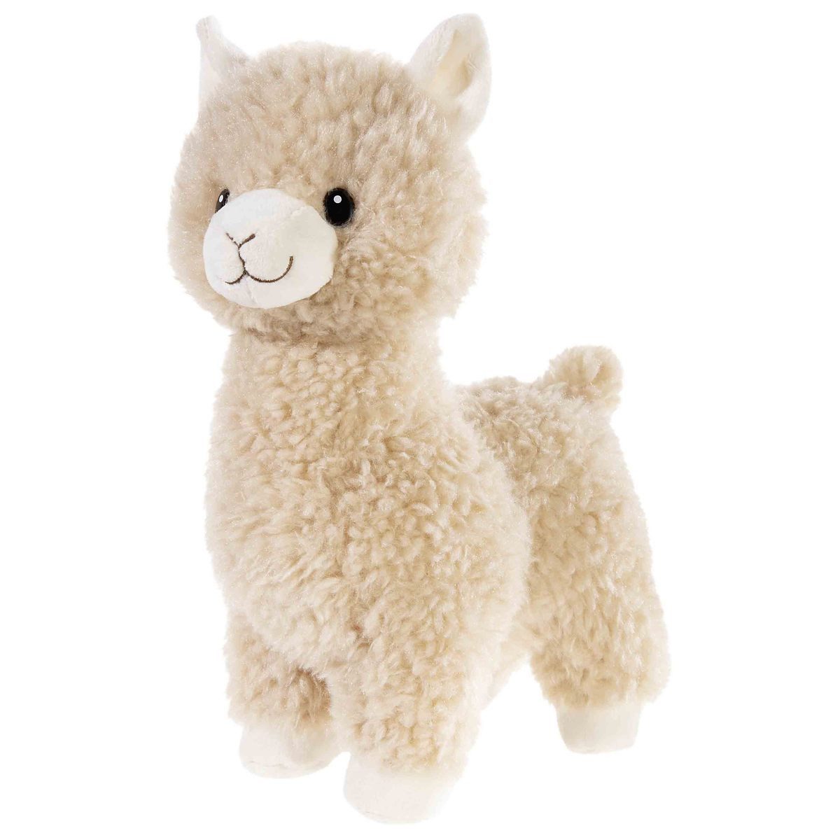 Heunec® Plüschfigur Plüsch Lama stehend groß hellbraun 28cm