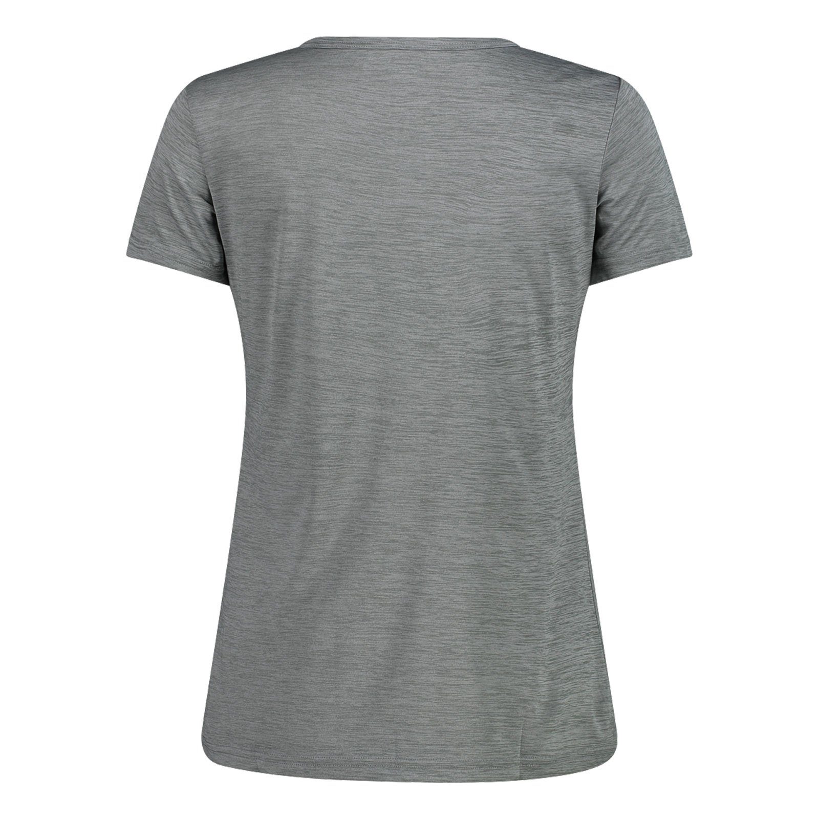 grey T-Shirt CMP / 98UN mit blue Aufdruck dusty Funktionsshirt mel.