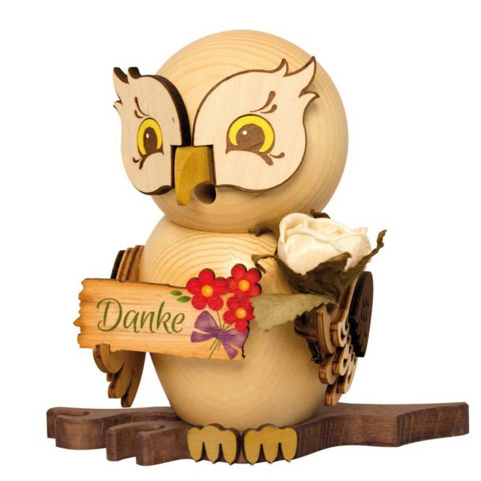 Kuhnert Weihnachtsfigur Kuhnert Räucherfigur Eule mit günstig online kaufen