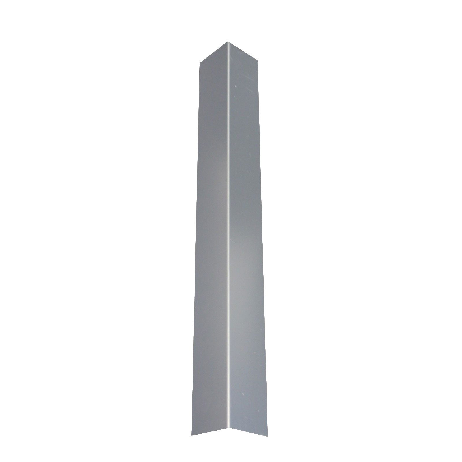 Schlögel Winkelprofil Winkel Ral9006 Weißaluminium 2mm Alu Blechwinkel Kantwinkel, 1500mm-2mm-30x30mm-90 Grad