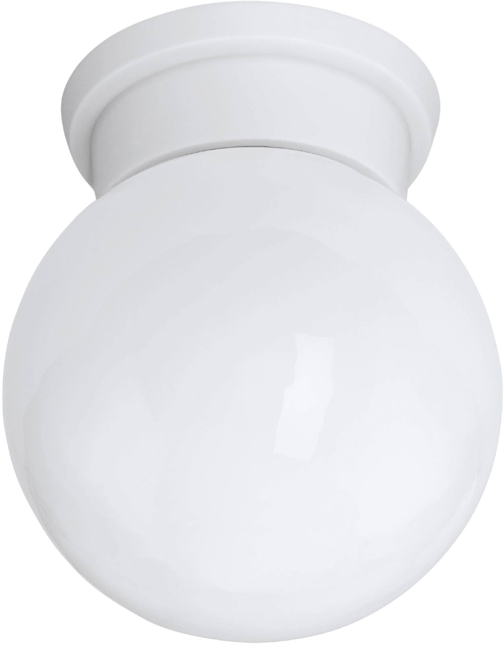 EGLO LED Deckenleuchte DURELO Flurlampe, Bürolampe, modern, 1-flammig, ohne Leuchtmittel, Deckenleuchte modern, aus Kunststoff und Glas, Küchenlampe, Lampe, E27
