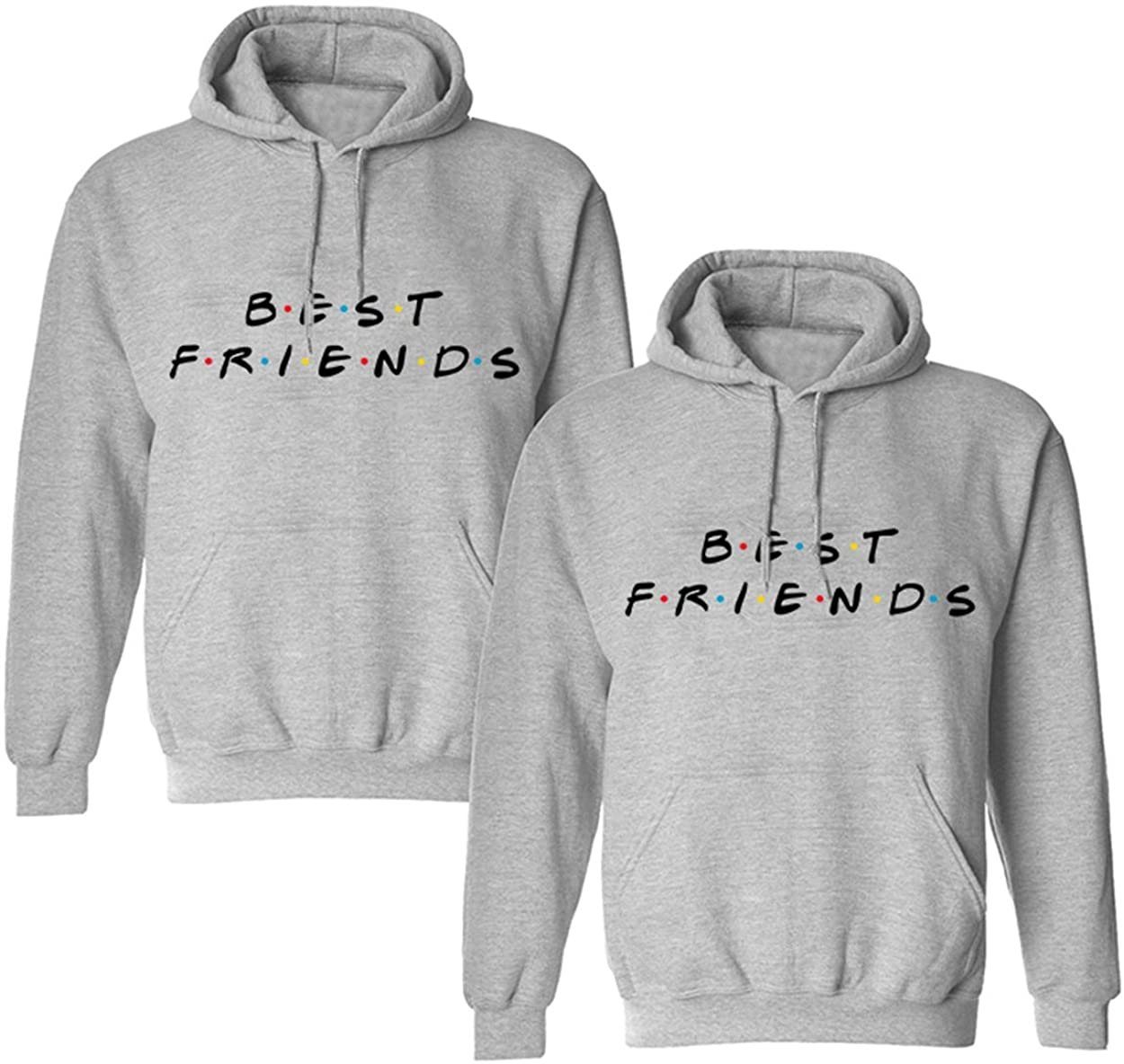 Kapuzenpullover Best Friends Damen Hoodie Pullover für Beste Freunde