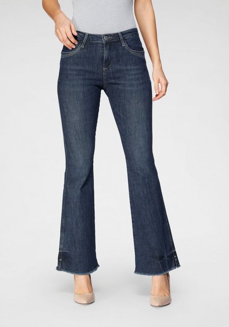 Hosen - BLUE FIRE Bootcut Jeans »VICKY BF« Bootcut Jeans mit authentischen Usedeffekten ›  - Onlineshop OTTO